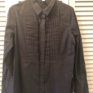 J. Crew Tuxedo style shirt